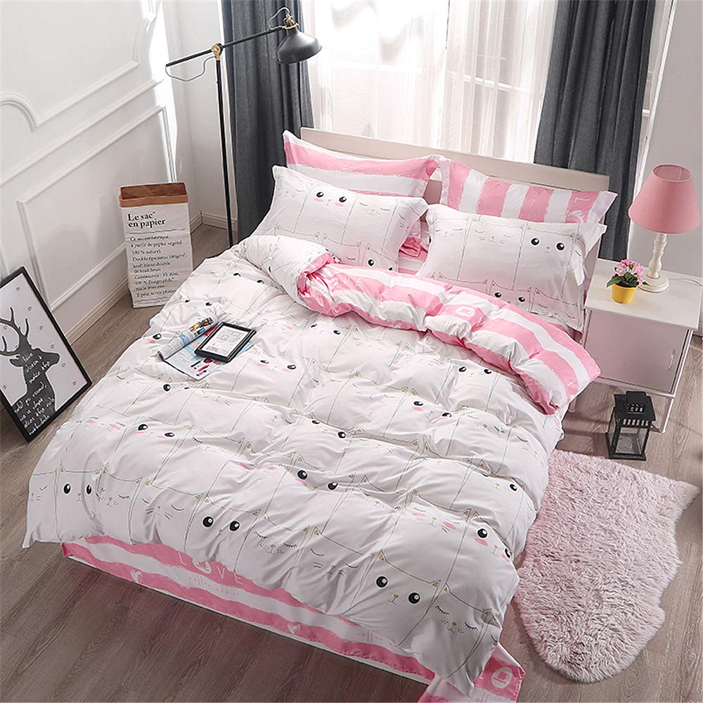 Parures de lit 4 pièces pour sublimer votre chambre parentale avec style et douceur