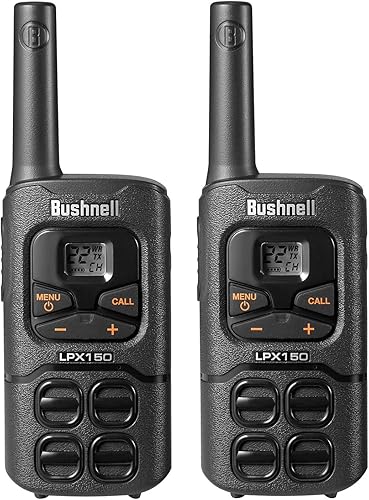Miniatura 6 de Bushnell LPX150 Walkie Talkie Radio  Calidad fiable, diseño resistente, 0.5 W de potencia para 20 millas de alcance, radios bidireccionales