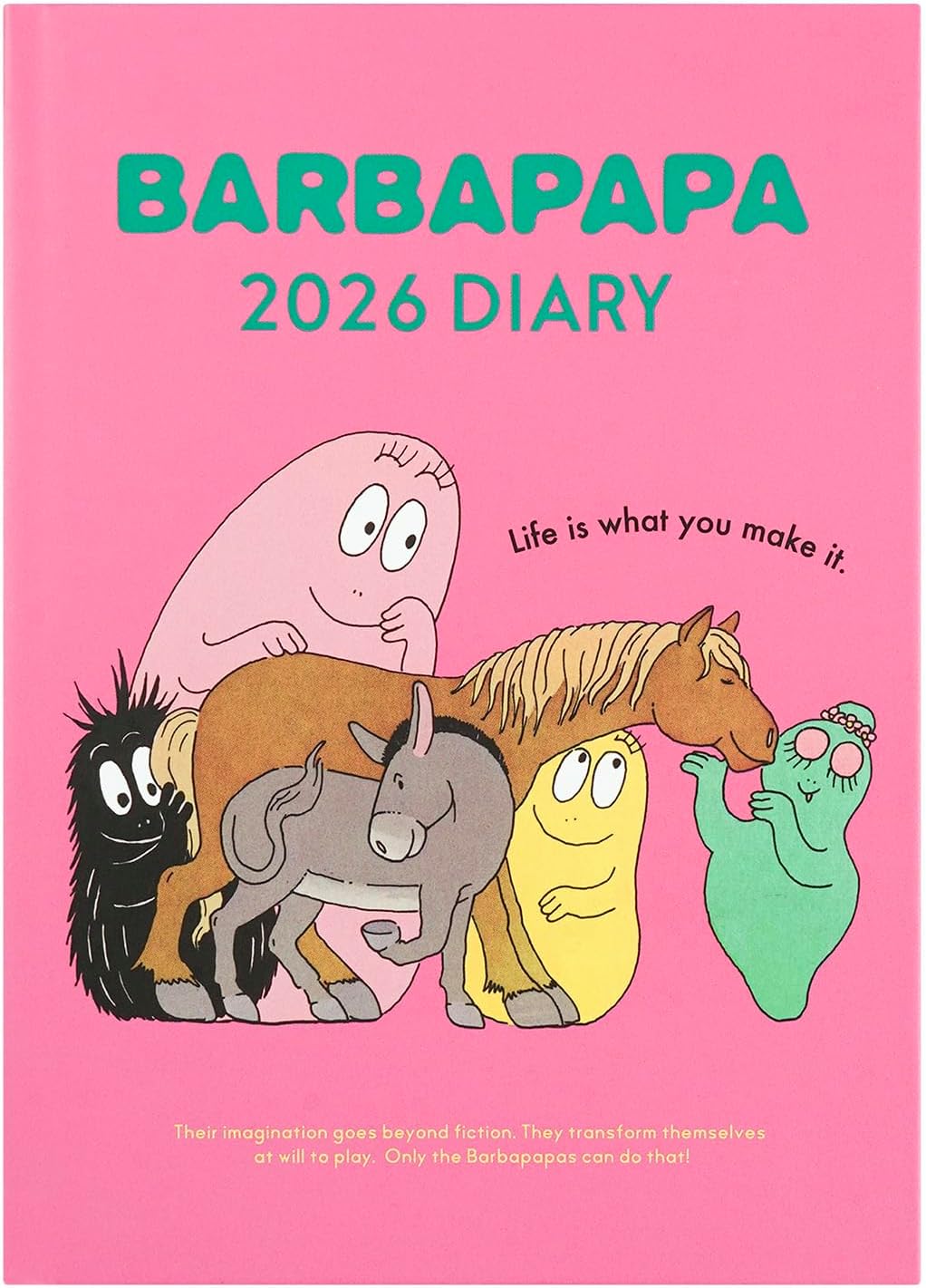 Greeting Life Barba Papa Notebook 2026 B6 Weekly Hardcover Pink CD-1376-BB (Starts January 2026)