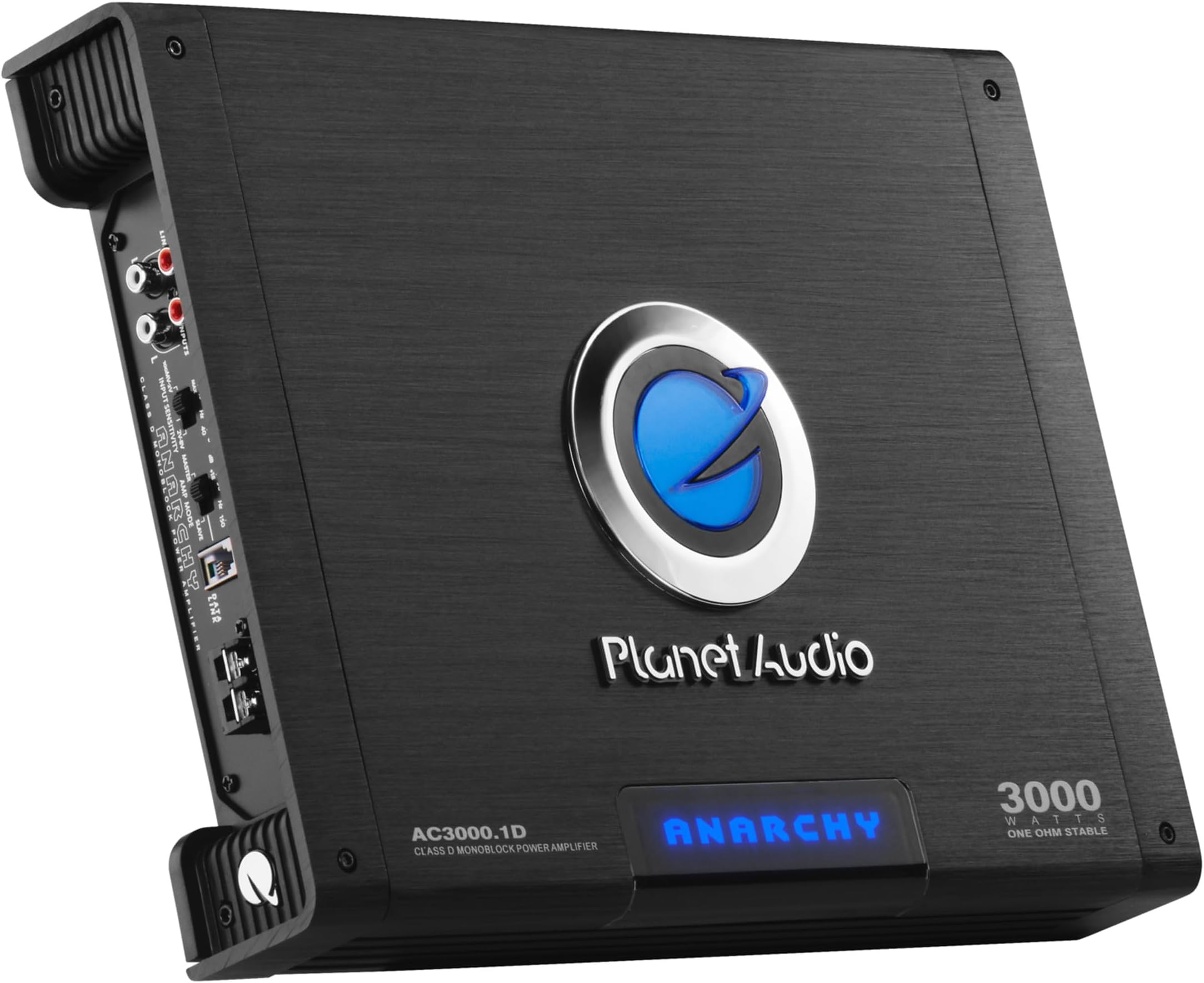AC3000.1D 3000 Output 1 Ohm Stable Monoblock Car Amplifier
