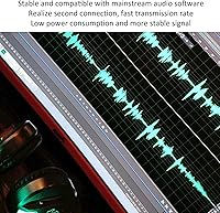 Vista 3 de Mezclador de audio de 2 canales, portátil pequeño mezclador de controlador de tarjeta de sonido USB, consola de mezcla de sonido para grabación