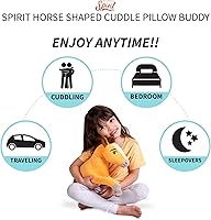 Vista 3 de Franco Kids Bedding - Almohada de peluche súper suave, talla única, caballo de Spirit Riding Free