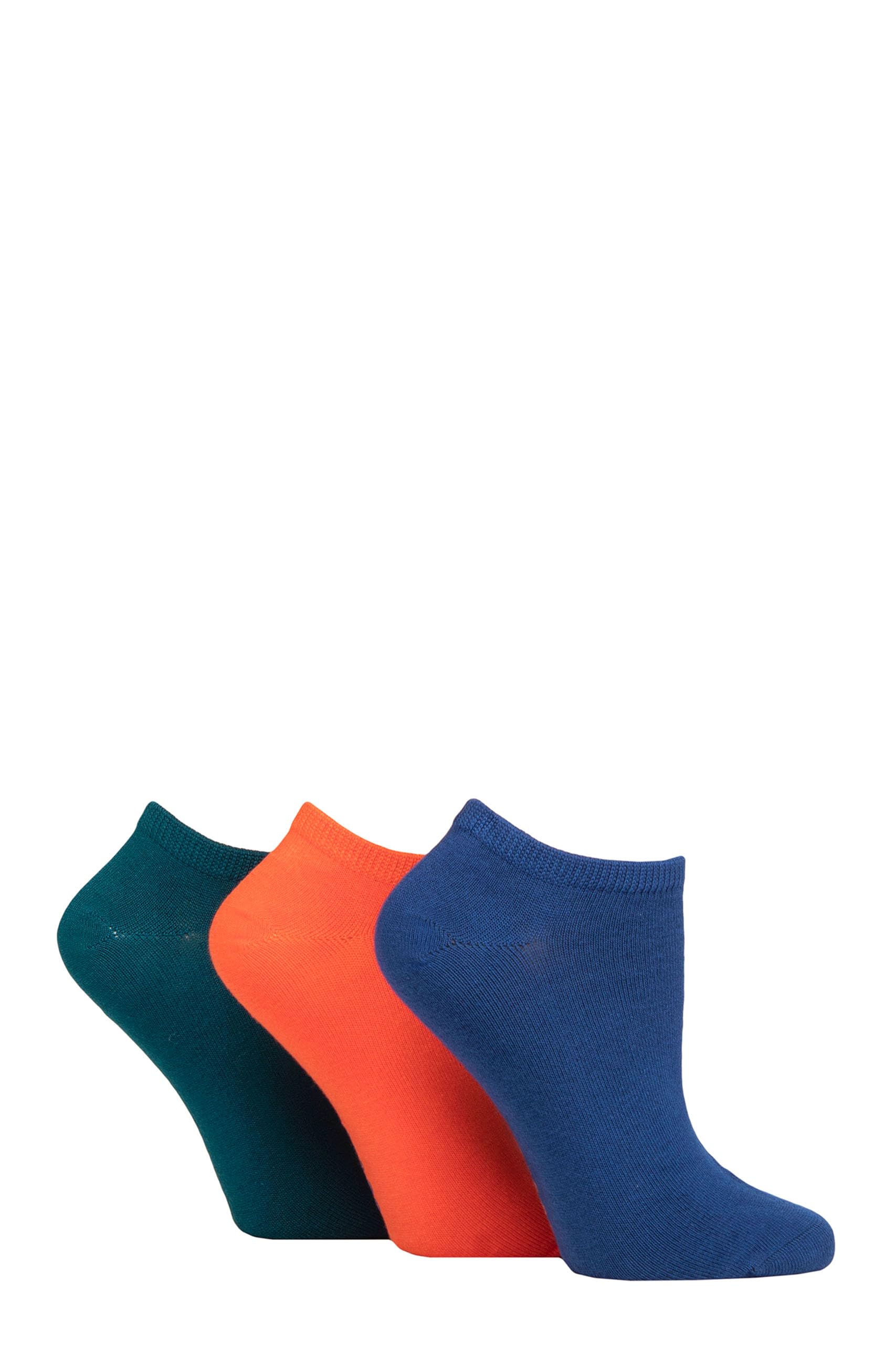 Sockshop Women's Mandarin Plain Bamboo Trainer Liners Pack Of 3 (Uk, Numeric, 4, 8, Regular, Regular, )