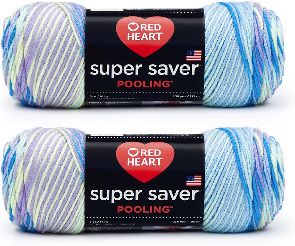 Red Heart Super Saver Pooling (2-Pack) Haute 5 Oz Ea Skein