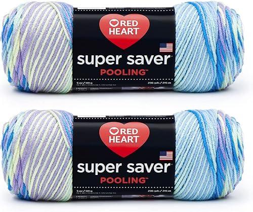 Miniatura 8 de Red Heart Super Saver Pooling (paquete de 2) madeja de Ea Haute de 5 onzas