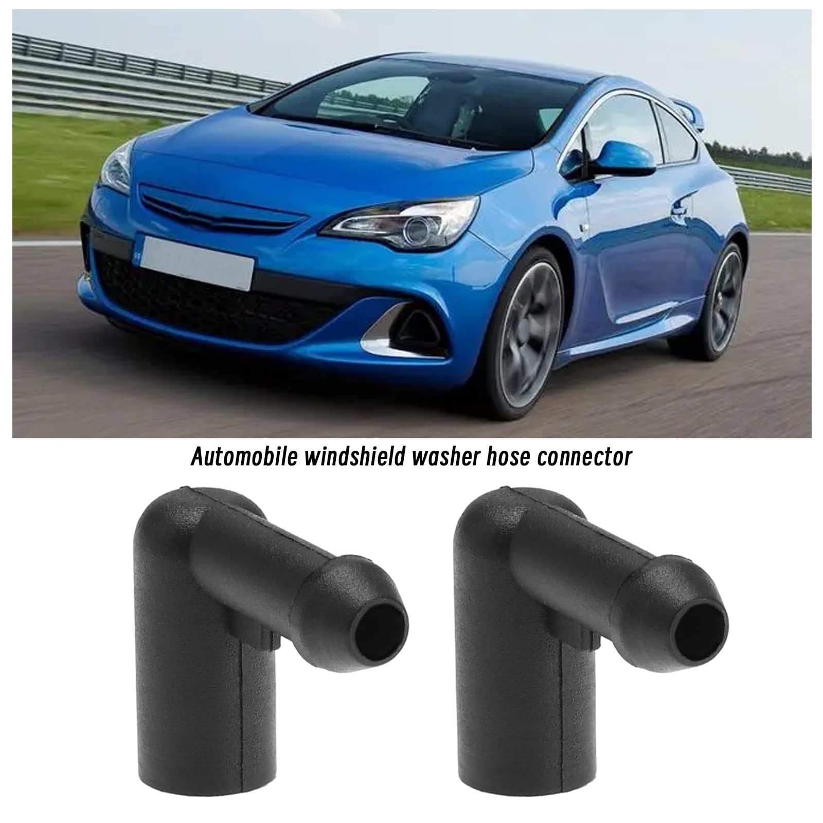 2 szt. Złącze węża spryskiwacza szyby samochodowej 13171805 13257350 1452941 kompatybilne z Vastra H/Corsa D/Zafira B dysze węża do spryskiwacza przedniej szyby