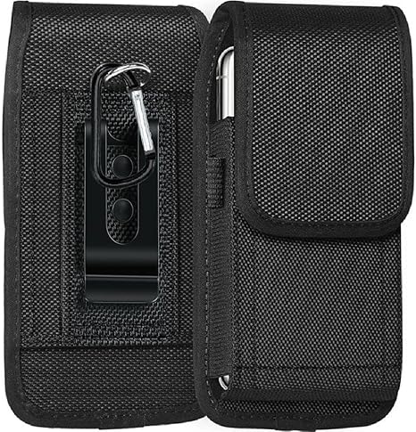 Custodia Universale Con Clip Da Cintura Per Telefono Doro - Modelli 1370, 1380, 6040, 6520 E Altri - Borsa In Nylon Con Moschettone E Portapenne