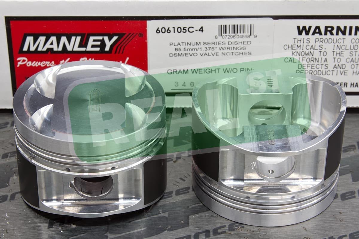 Manley 606105C-4 Dish Piston with Rings