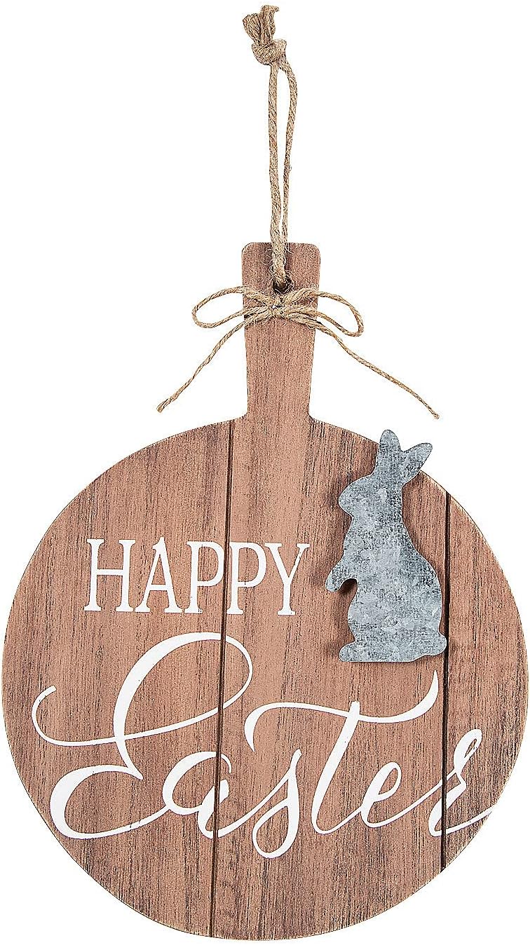 Fun Express Happy Easter Hanging Sign - Home Decor - 1 Piece