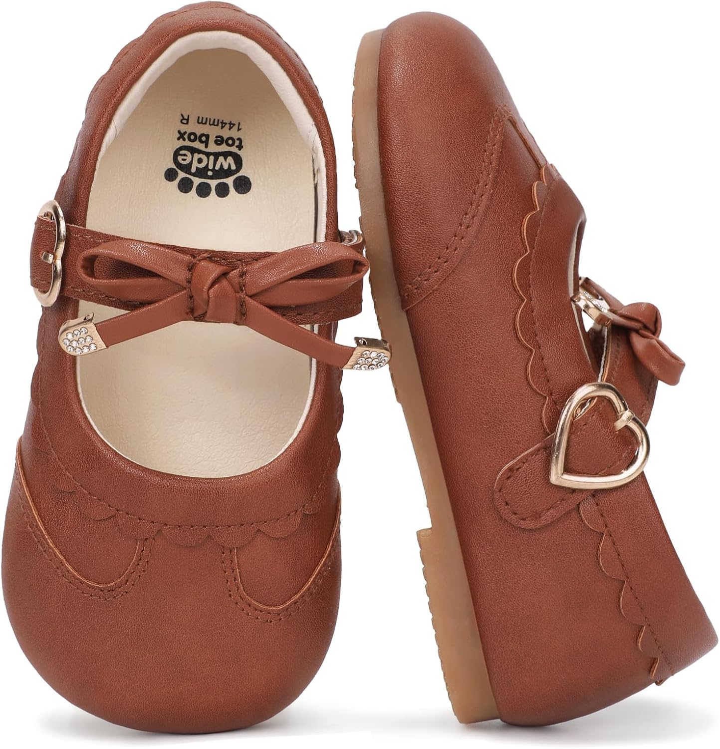 Toddler Girl Mary Jane Shoes Classic Lightweight Bow Flats