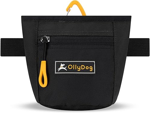 Miniatura 7 de OllyDog Bolsa de golosinas para perros, clip para cinturón de cintura para entrenamiento manos libres, cierre magnético, entrenamiento de perros y