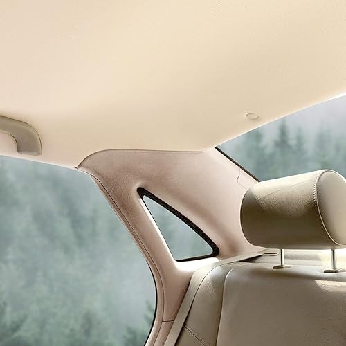 Miniatura 8 de OTOEZ Material de respaldo de espuma de tela para el techo del automóvil, 60 pulgadas de largo x 36 pulgadas de ancho, material de tela para