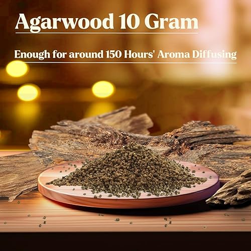 Miniatura 9 de Orbby - Kit de iniciación de difusor de aroma  Difusor de aroma (versión de lujo dorado)+recambio de pellets perfumados de madera de agar (0.35