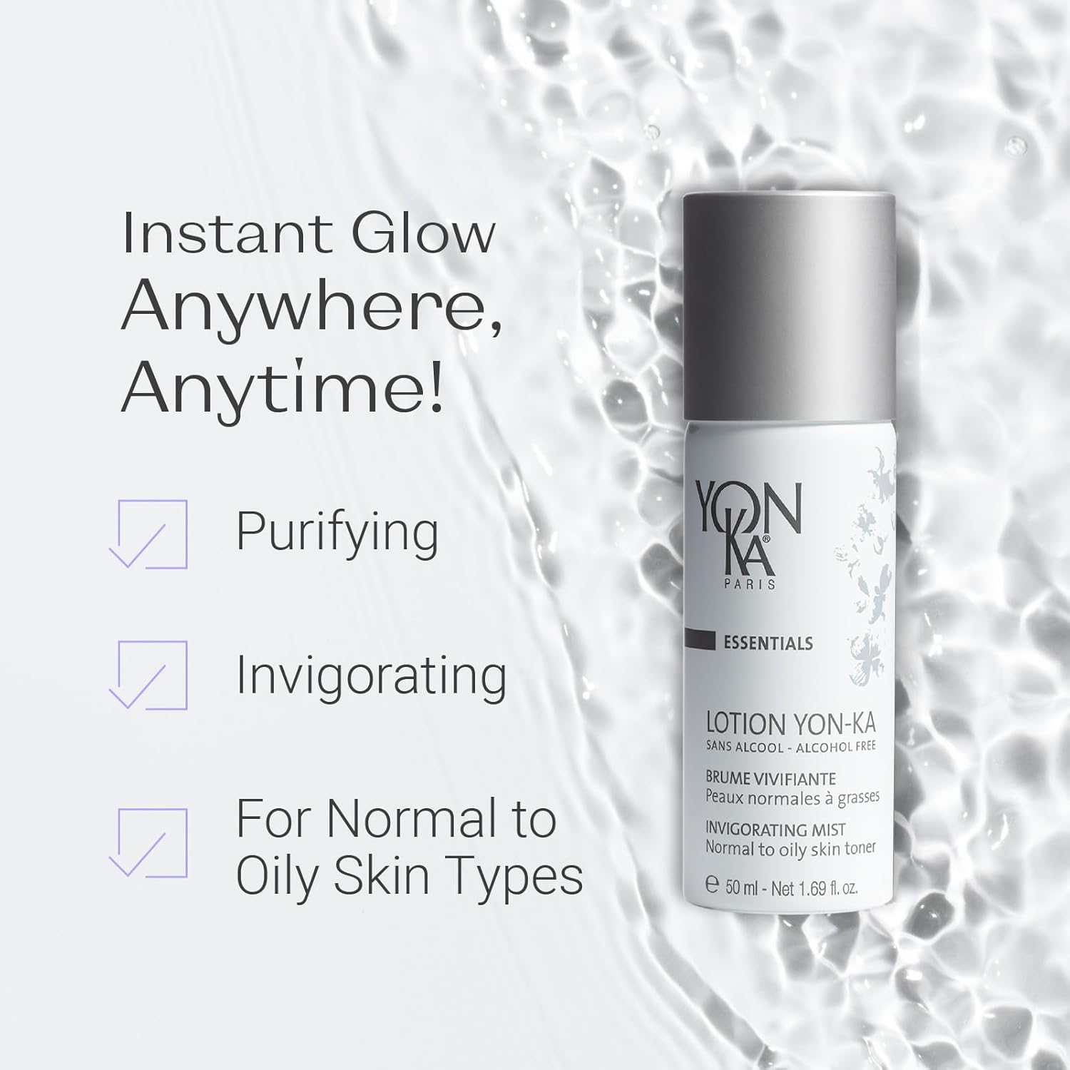 Yonka Lotion PNG Hydrating Face Toner (Oily & Normal Skin) | Daily Purifying Face Mist | Refreshing Natural Skin Toner with Oils | Alcohol-Free and Paraben-Free | 1.69 fl oz - Image 2