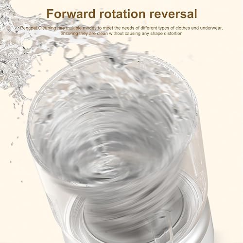 Miniatura 5 de Lavadora de ropa interior, pantalla digital de 1.6 L, lavadora de ropa interior, para calcetines, telas delicadas, toallas, lavandería, apartamento,