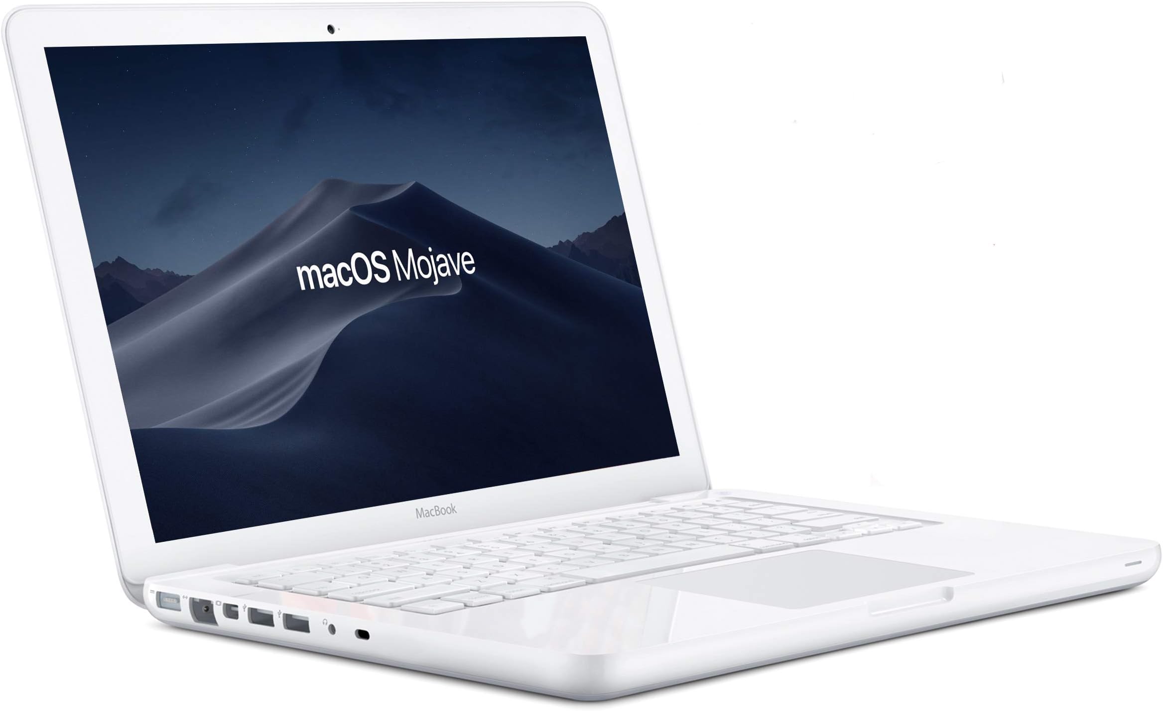 Apple MacBook A1342 13 Inc. Core 2 Duo 2.26GHZ 4GB Ram 256GB ssd dvd Mac OS Mojave (Renewed)