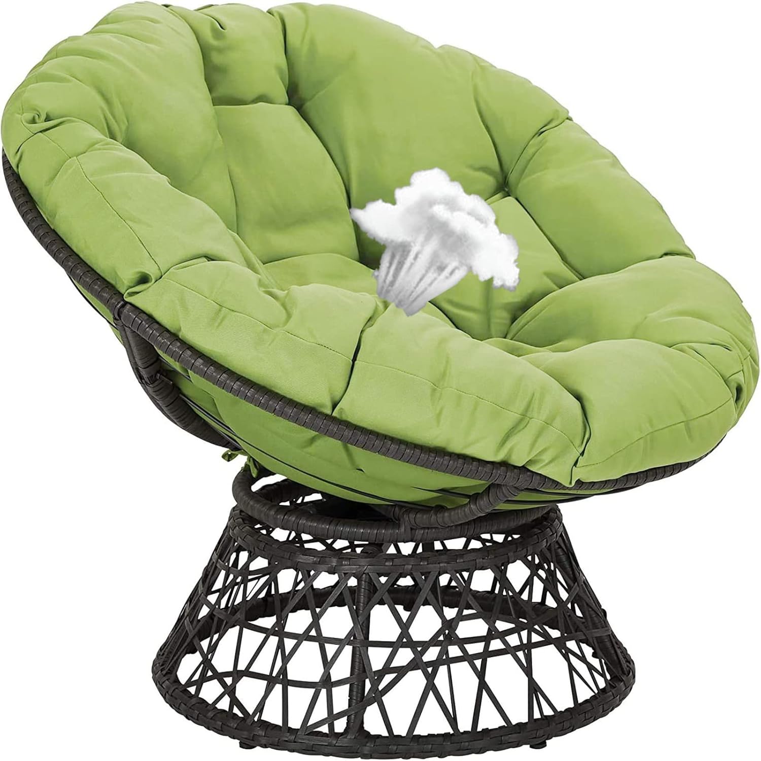 YWBXSHKD Papasan Chair Cushion 50x50cm, Hanging Egg Chair