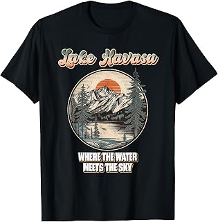Lake Havasu Where the Water Meets the Sky Mohave T-Shirt