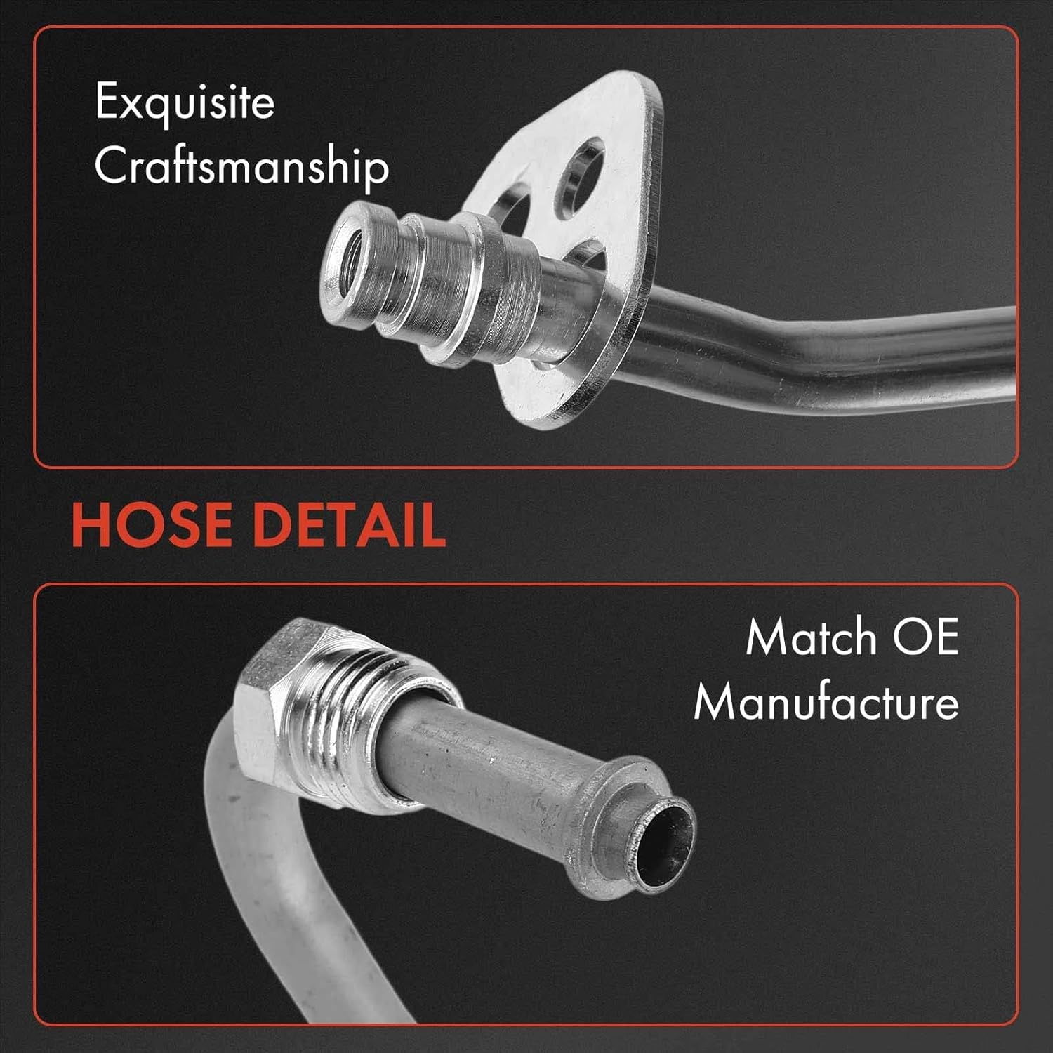 A-Premium Power Steering Pressure Hose Line Assembly Compatible with Cadillac CTS 2008-2014 3.0L 3.6L AWD