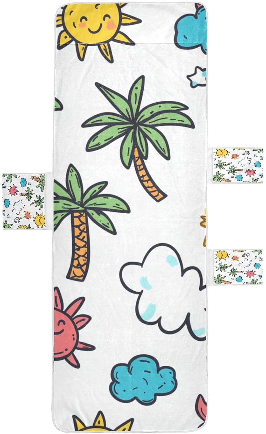 Patio Lounge Chair Cover Heavy Duty Outdoor Chaise Lounge Towels with Pockets for Outdoor Pool Beach