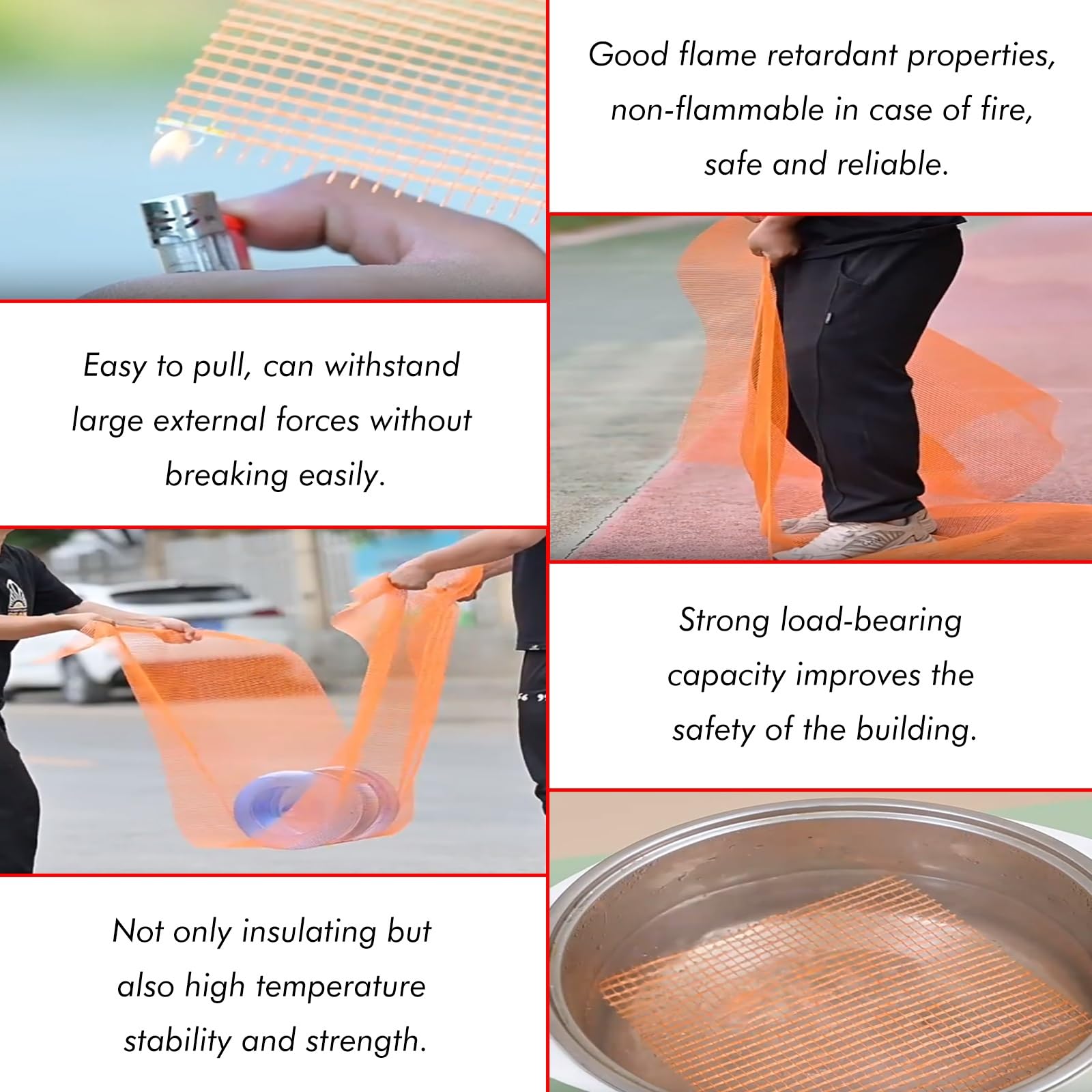 Vetroresina Riparazione Di Pareti Riparazione della rete per pareti esterne in stucco, rete di rinforzo anti-infiltrazioni anti-fessure per cartongesso, rotolo di rete in fibra di vetro(L 50m/164ft,Wh
