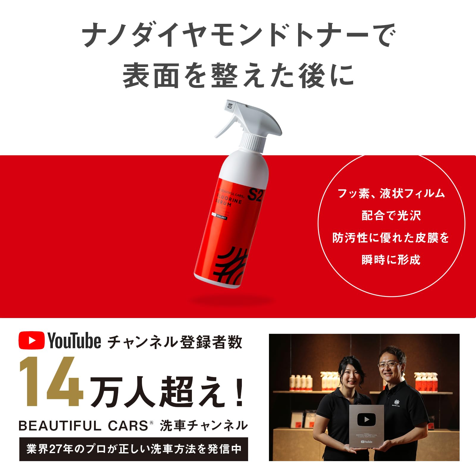 Amazon | 【BEAUTIFUL CARS】フルオリン セラム 500ml フッ素