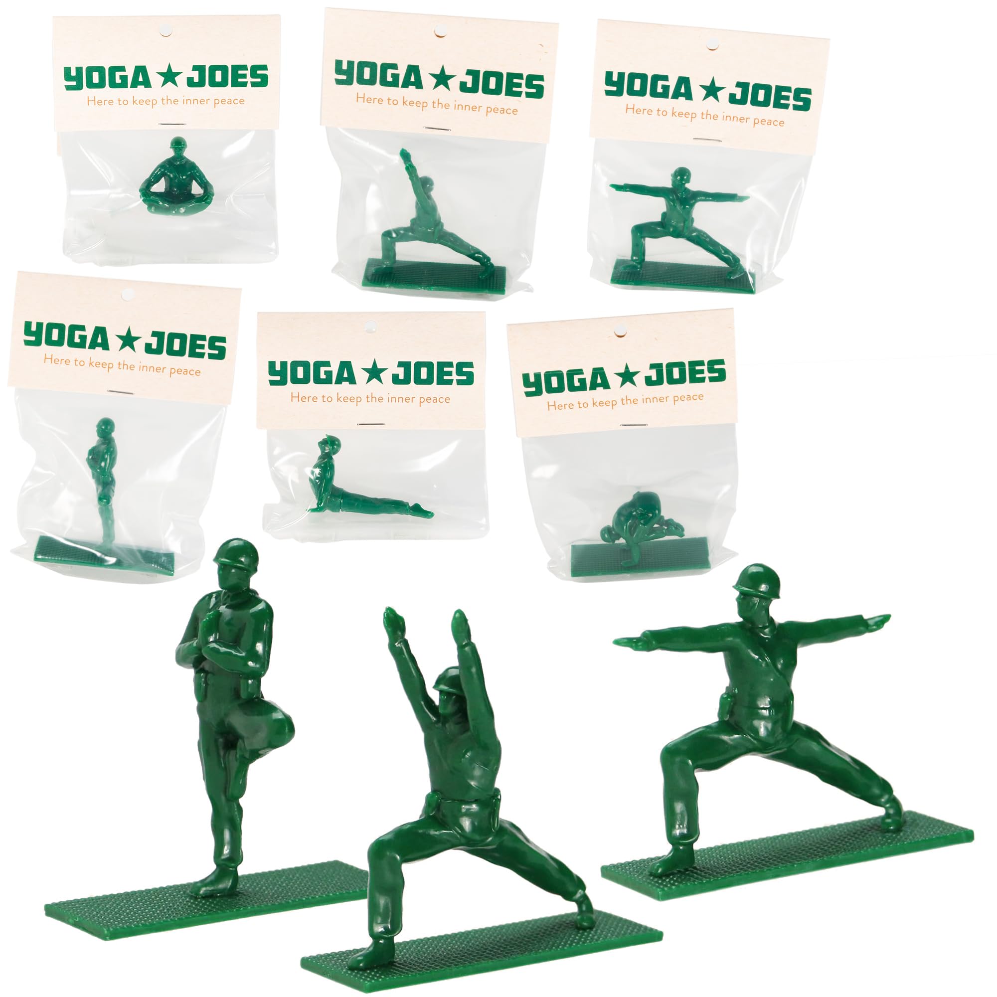 Amazon.co.jp: Yoga Joes Toy Soldiers、6個セット 個別に包装された