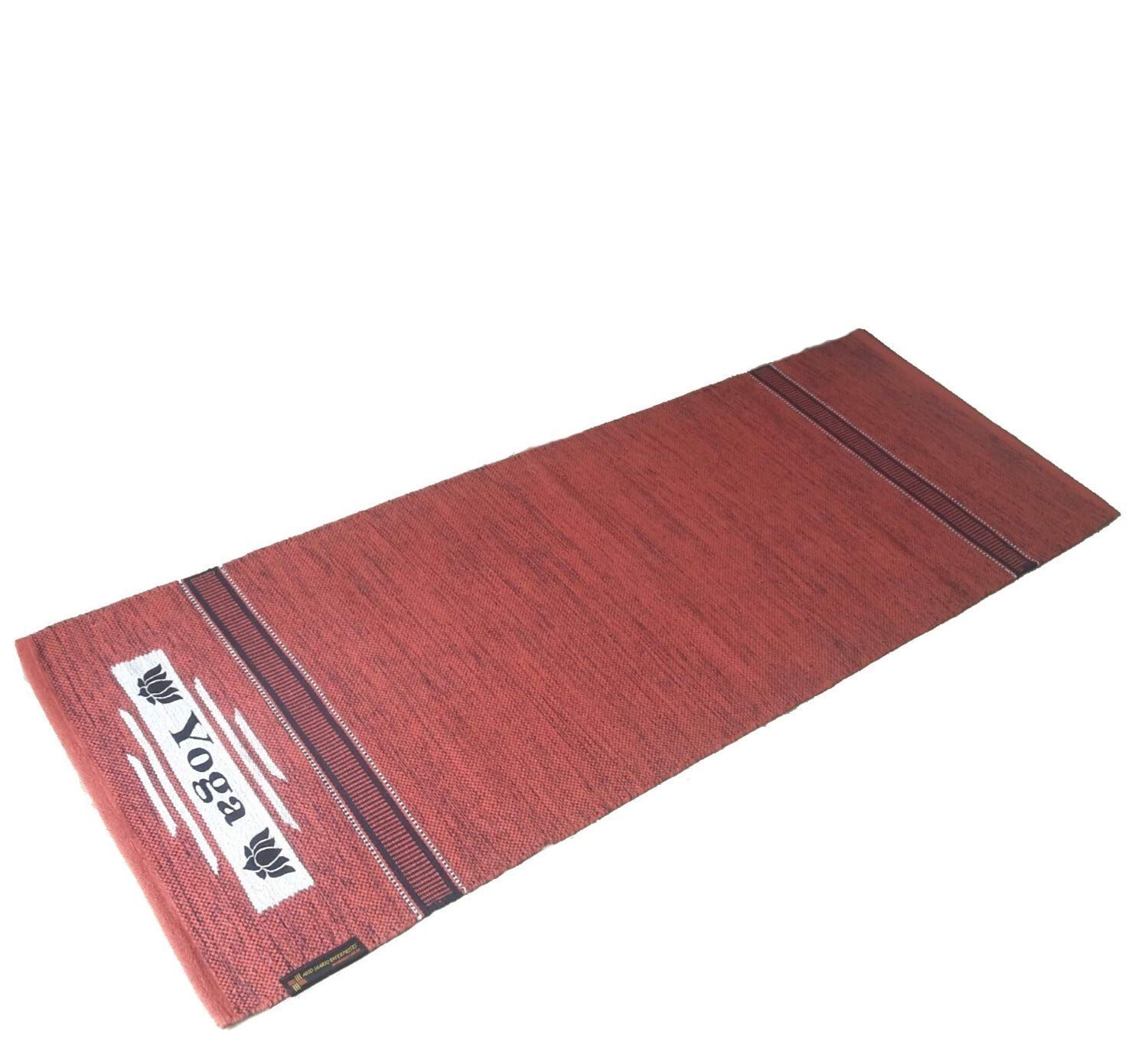 ASE YOGA INDIA 100% COTTON YOGA MAT SUPREME HEAVY QUALITY, SPECIAL SIZE- 70X190 Cm (HANDLOOM PRODUCT - ORGANIC & ECO FRIENDLY) (B07CVX4FLG) Amazon Price History, Amazon Price Tracker