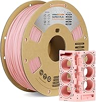 Vista 20 de Overture PLA Plus (PLA+) Filamento de 1/16 pulgadas, dureza mejorada con rollo PLA, con superficie de construcción 3D de 7.87 × 7.87 pulgadas, PLA