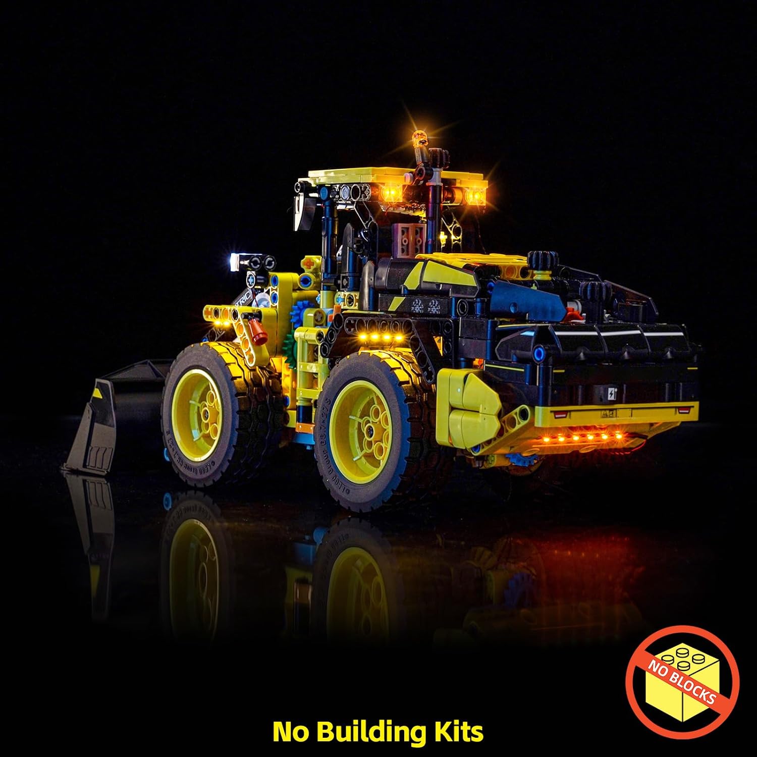 BrickBling Light Compatible with Lego Technic Volvo L120 Electric Wheel Loader 42209 (Lights Only, Excluding Model)