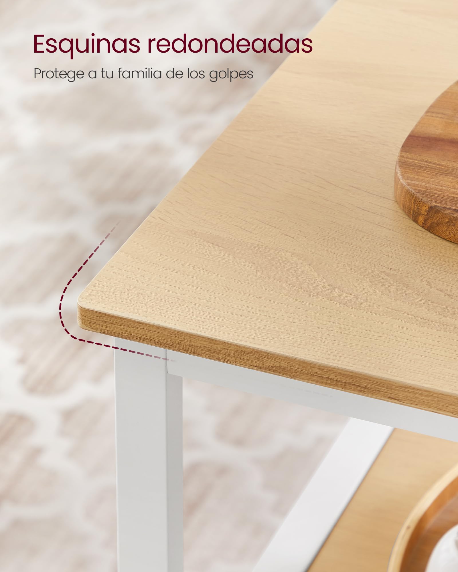 VASAGLE Isla de Cocina con Encimera Grande, Estantería de Cocina de 3 Niveles, Marco de Acero, 60 x 100 x 90 cm, Estilo Industrial, Fácil de Montar, Beige Roble y Blanco KKI005W09
