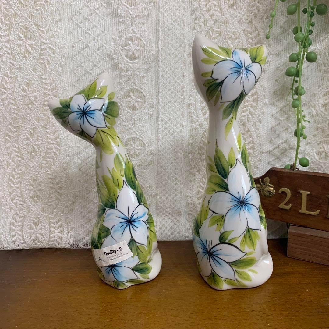 ツェラミカ猫大サイズ2体セット ポーランド食器【公式