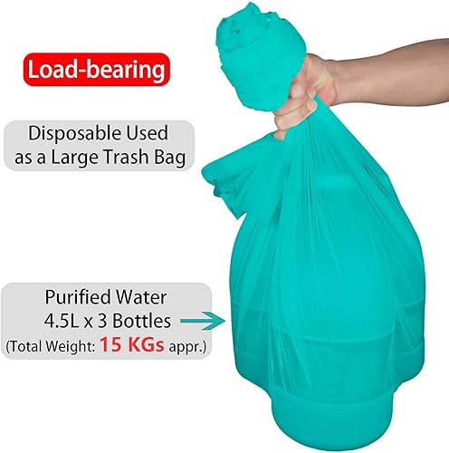 Miniatura 3 de Manteles de plástico azul aguamarina, paquete de 2 manteles desechables de 84 pulgadas, círculo, baby shower, fiestas, manteles de PEVA azul espuma