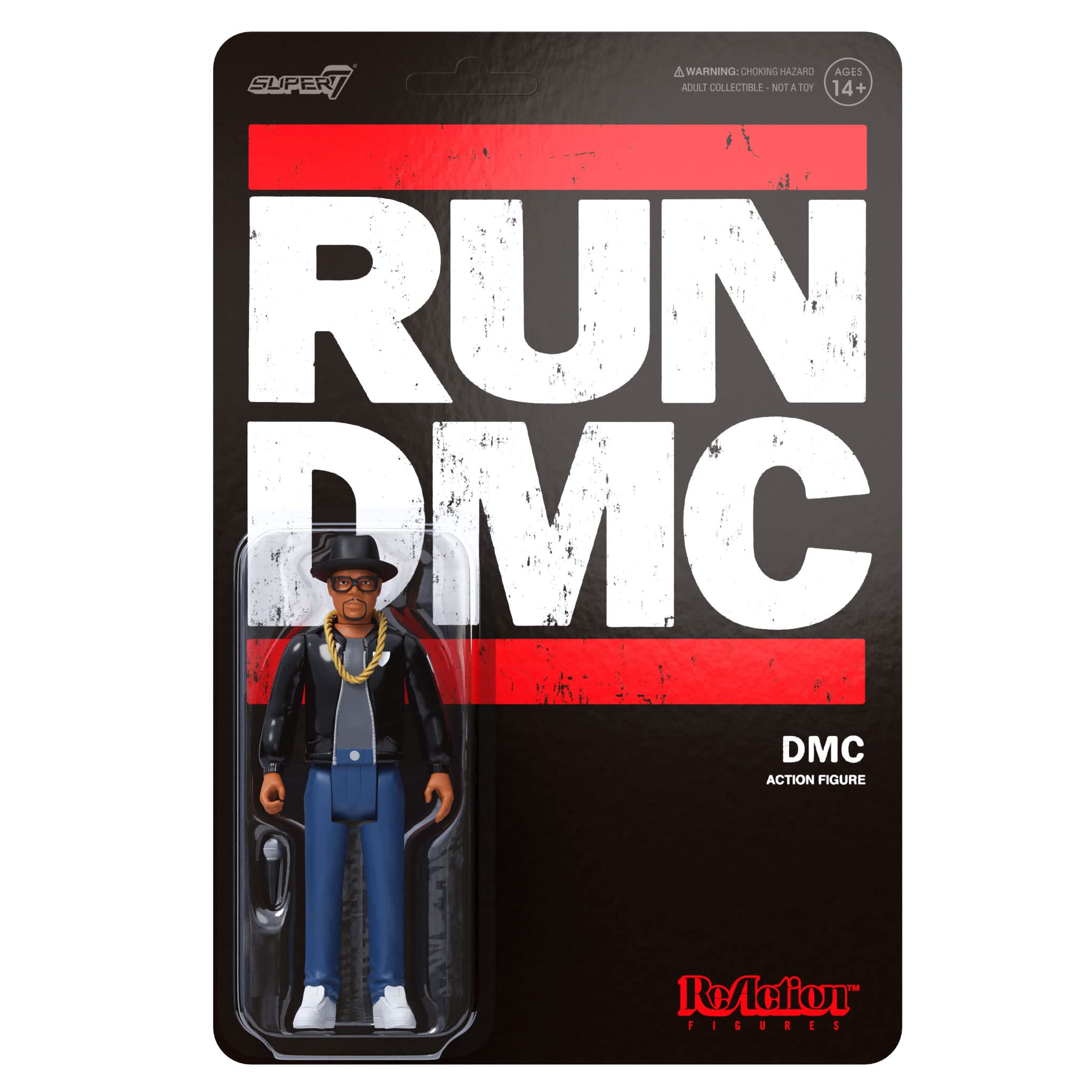 Amazon.com: Super7 Run DMC Darryl DMC McDaniels 3.75 in Reaction