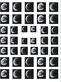 Generic Mountain Letters Nail Sticker Newspaper Moon Totem Heart Flower Line Stripes 369 Nail Wraps Art Stickers Manicure Supplies for Women for Home Nails Full Long Lasting Easy Apply and Remove