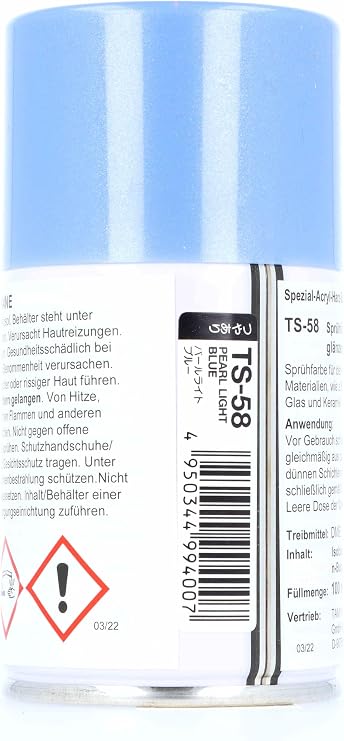 Tamiya 100ml TS-58 Light Pearl Blue 85058