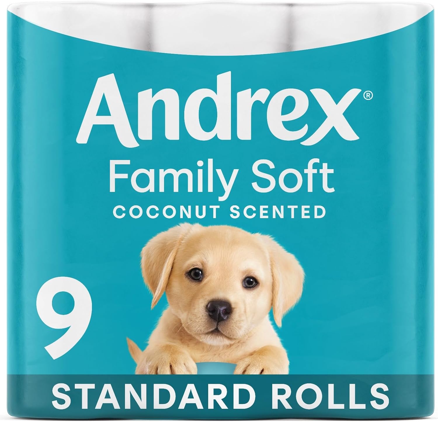 Andrex Family Soft Coconut Scented 9 Rolls