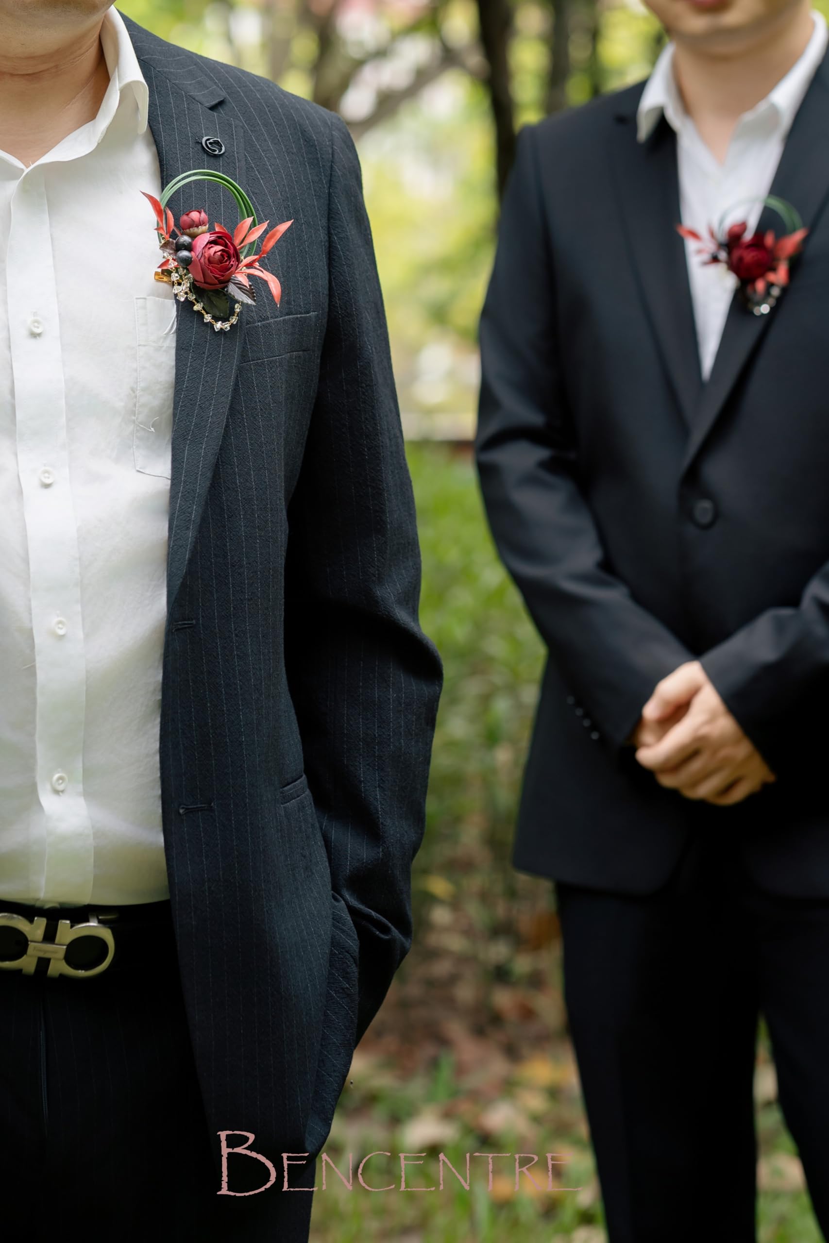 Ansteckblume für Herren, Abschlussball-Boutonniere, Boho-Boutonniere, Bräutigam und Trauzeugen, Ansteckblume für Hochzeit, Zeremonie, Jahrestag, formelle Dinner-Party und Abschlussabschluss,