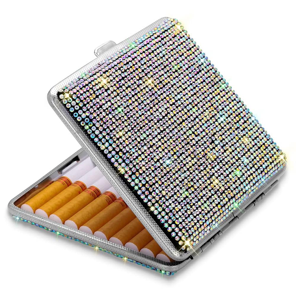 crystal cigarette holder Amazon.com: Bling Diamond Rhinestone Cigarette Case for Women, Metal Cigarette  Holder Bling Crystal Double Sided Cigarette Box for 20 Cigarettes Gift for  Smoker (AB Colourful) : Health & Household