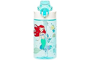 Zak Designs Sage Disney Princess Kids Water Bottle For School or Travel,...