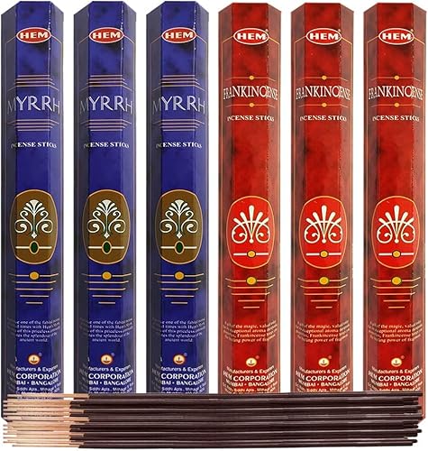 Frankincense Incense Sticks And Myrrh Incense Sticks With Incense Holder Bundle For Spiritual Décor And Home Fragrance #TOP2