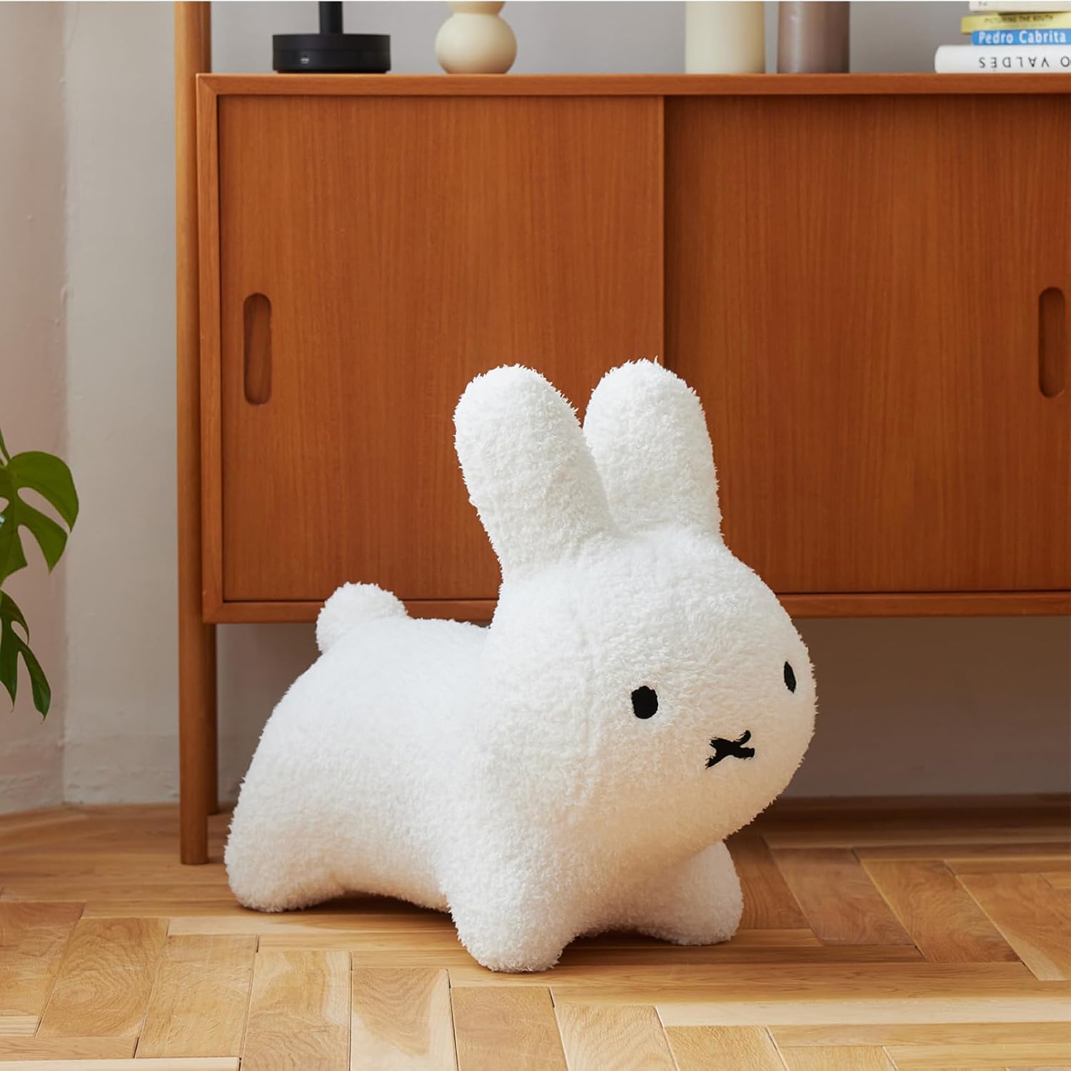 アイデス ブルーナボンボン ふわモコ ラビット ホワイト プレゼント