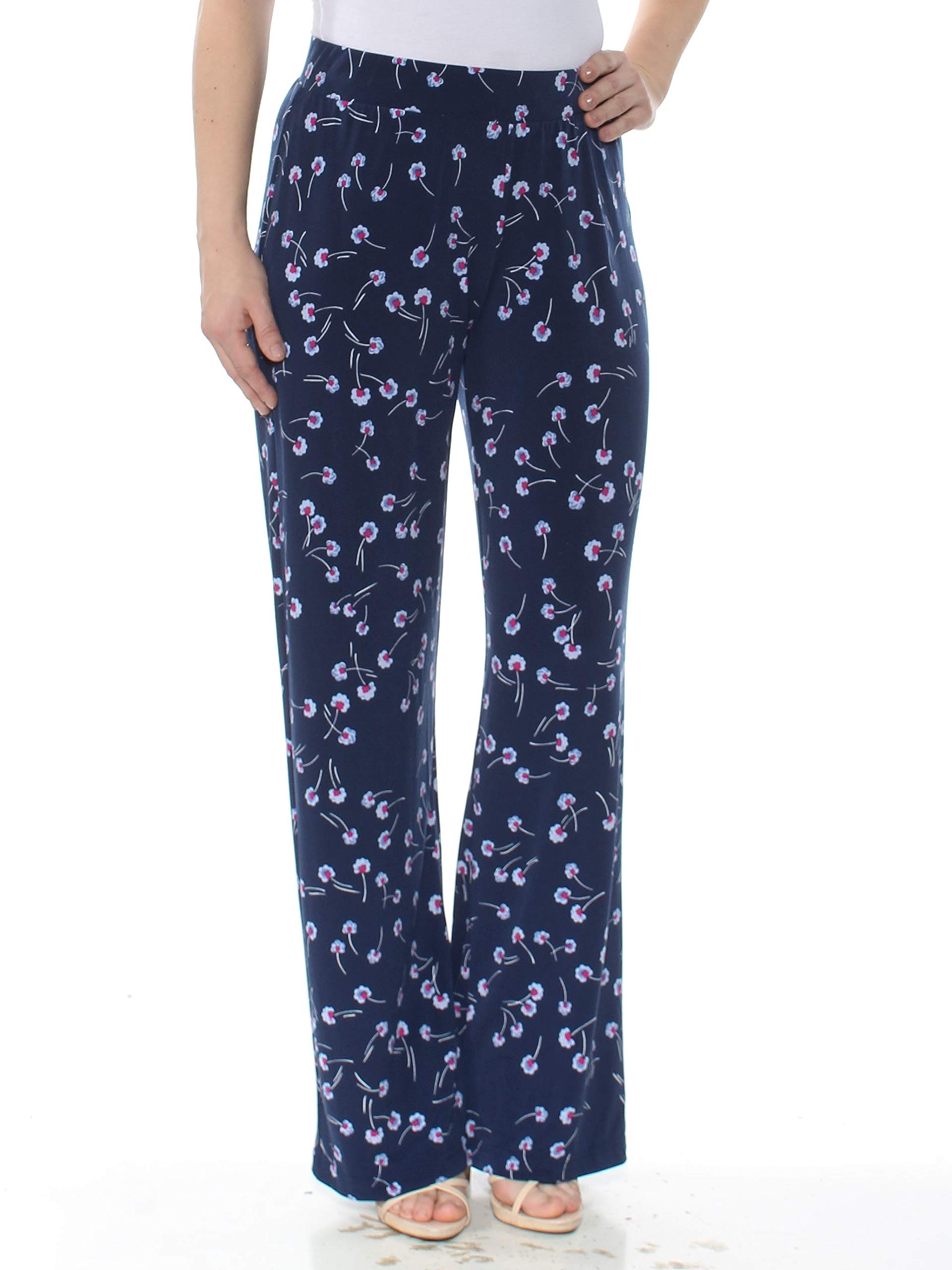 Vince Camuto Printed Wide-Leg Pants
