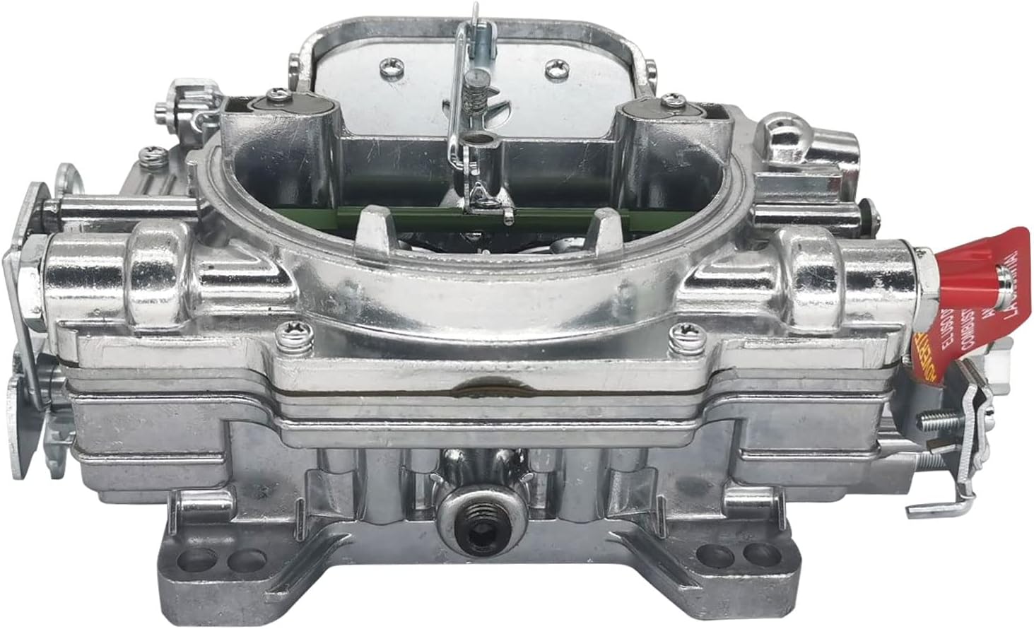 LicBund 1405 Carburetor Replacement for Performer 600 CFM 4 Barrel Square Bore Performance Carburetor with Air Value Secondary Manual Electric Choke No EGR (1405), CBRT-1405 : Automotive