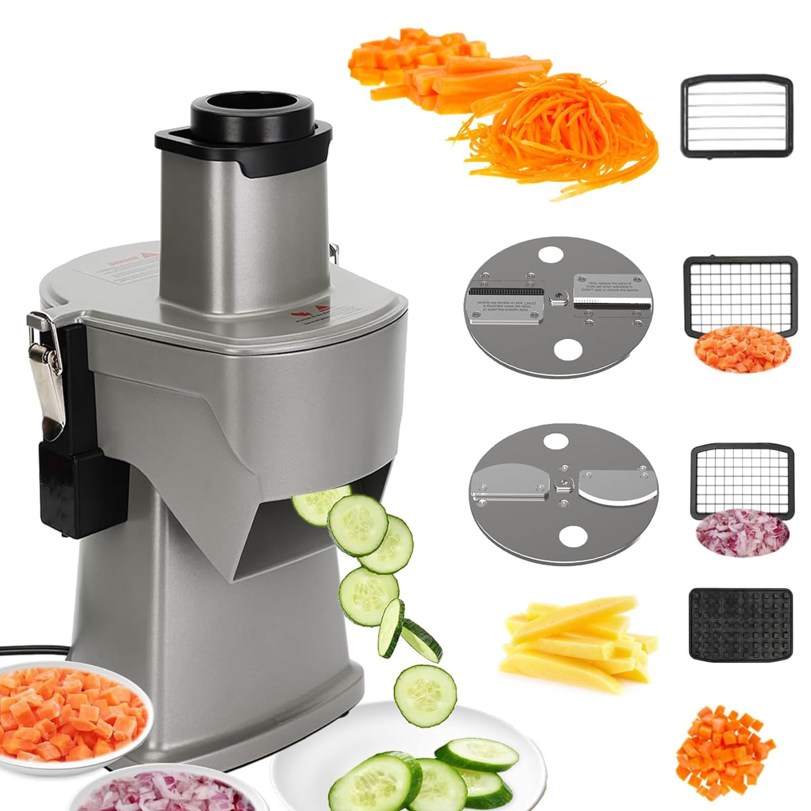 Affettatrice elettrica for verdure,taglierina for alimenti multifunzione