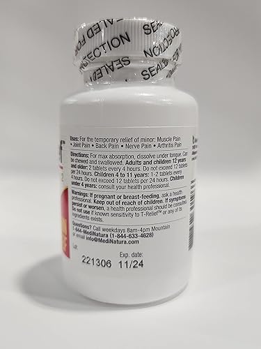 Miniatura 4 de MediNatura T-Relief Árnica extra fuerte +12 activos homeopáticos naturales para dolores musculares articulares y dolores para mujeres y hombres -