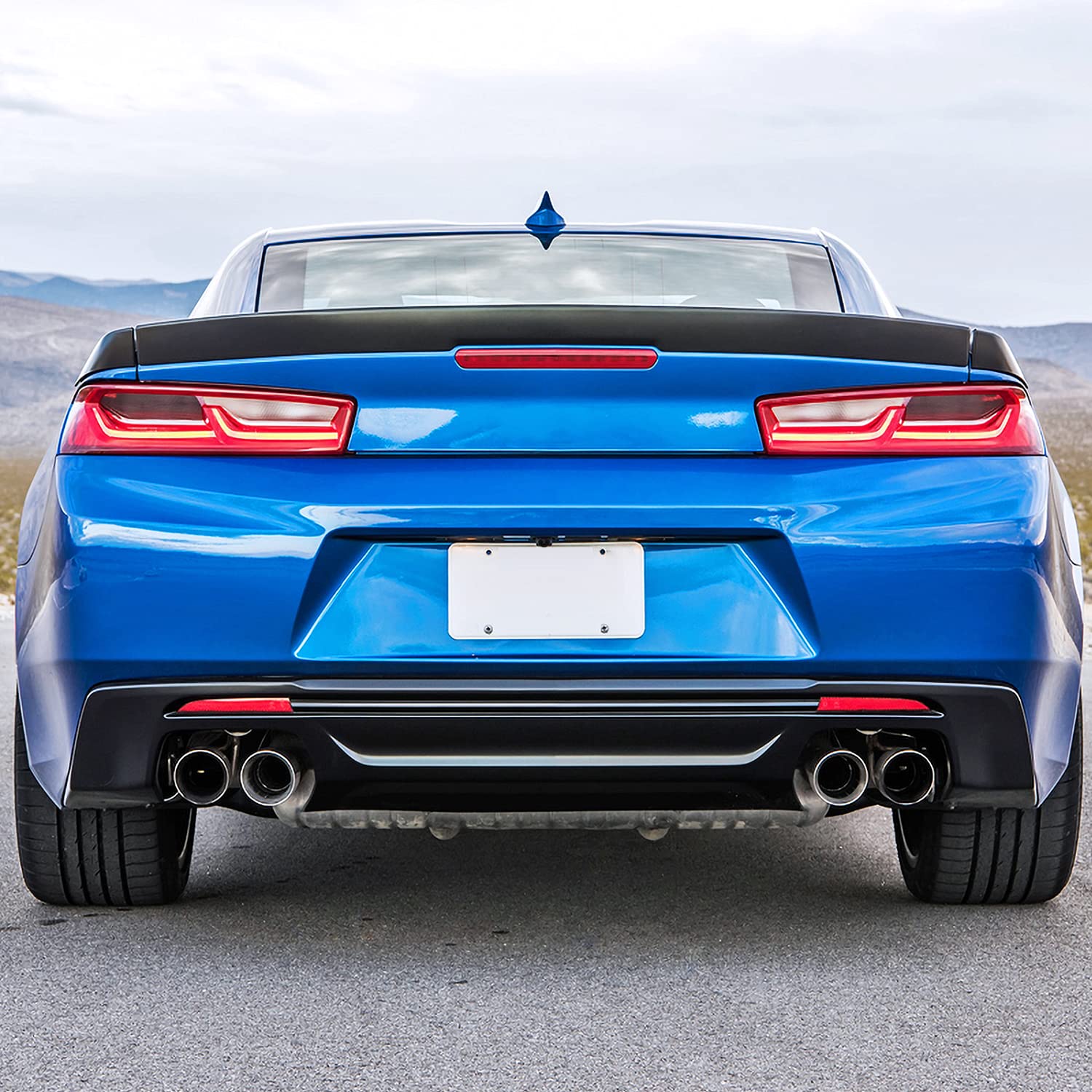 Spec-D Tuning Matte Black ABS Rear Trunk Spoiler Compatible with 2016-2020 Chevy Camaro Models