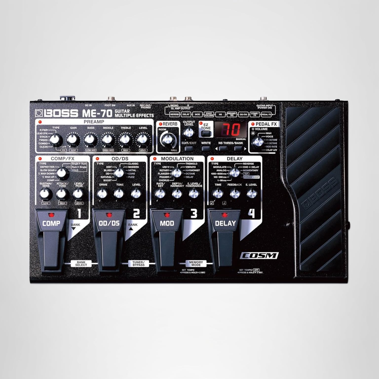 Amazon | BOSS ME-70 | エフェクター・プロセッサー | 楽器・音響機器