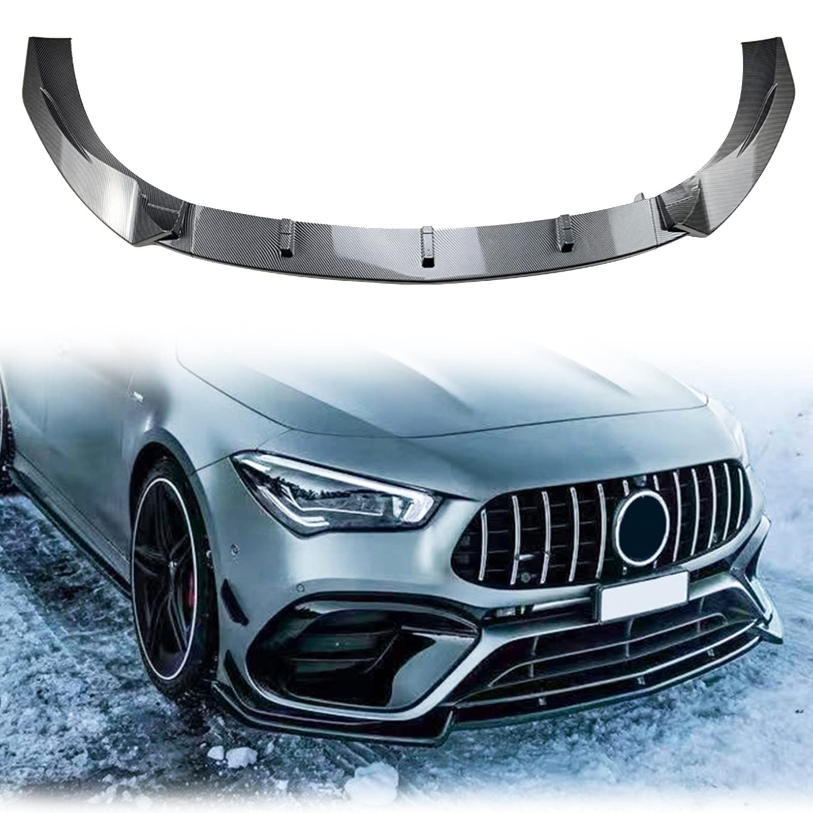 Séparateur de pare-chocs avant pour Mercedes Benz CLA C118 CLA45 AMG 2019-2022