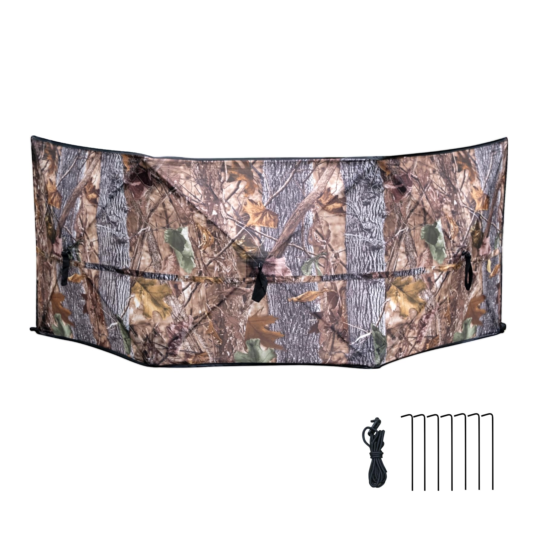 Hunting Blind 3-Panel Ground Blind with Carrying Bag Portable Hunting Ground Blinds for Deer Waterfowl Turkey Hunting